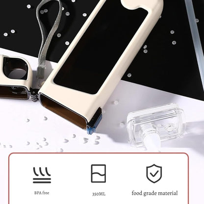 350ml Plastic Water Bottle With Pop Up Straw & Lock - Techmanistan in Pakistan