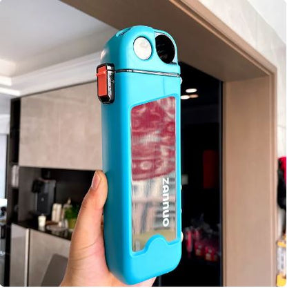 350ml Plastic Water Bottle With Pop Up Straw & Lock - Techmanistan in Pakistan