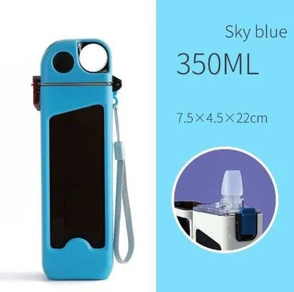 350ml Plastic Water Bottle with Pop - Up Straw & Lock – Leak - Proof, BPA - Free - Techmanistan in Pakistan