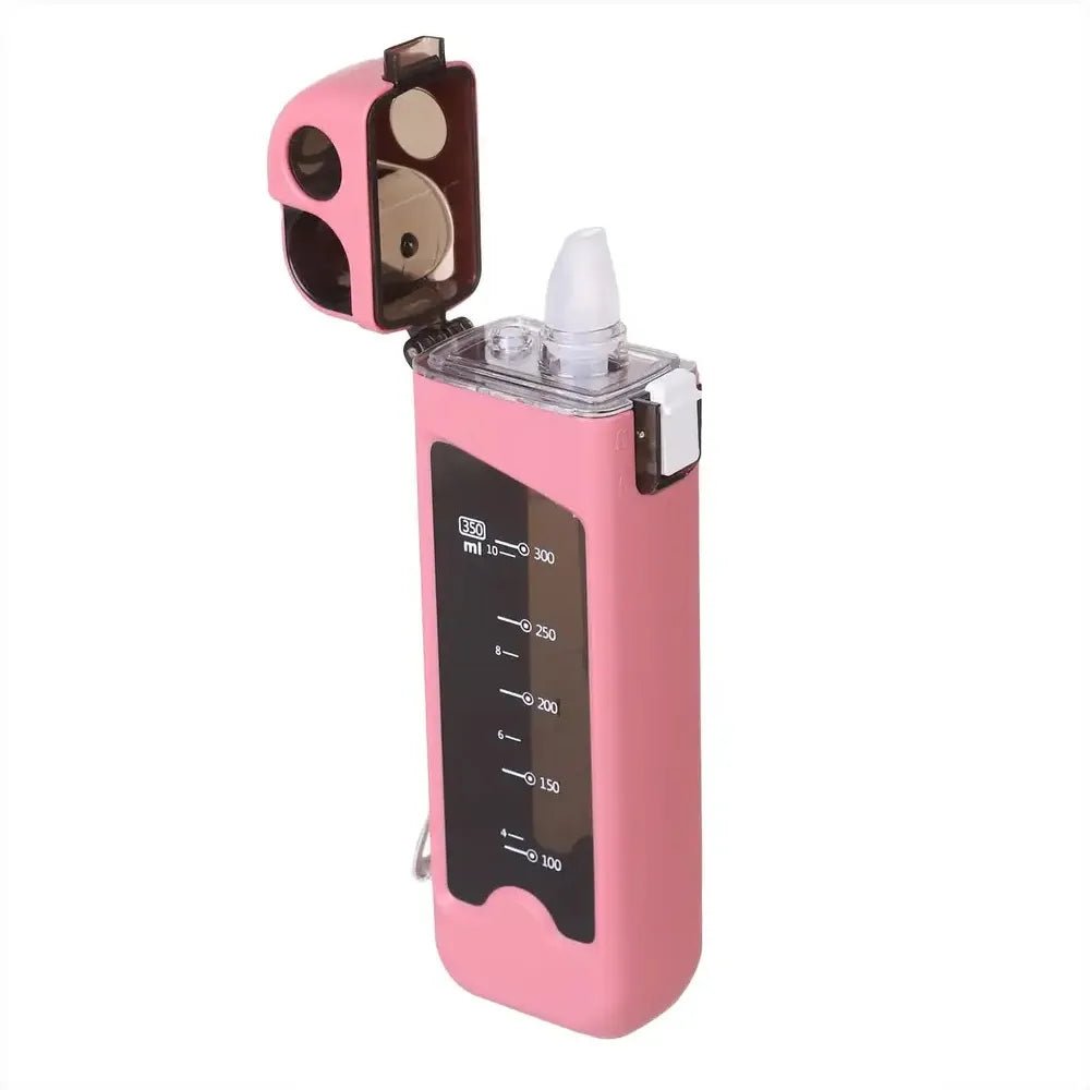 350ml Plastic Water Bottle with Pop - Up Straw & Lock – Leak - Proof, BPA - Free - Techmanistan in Pakistan