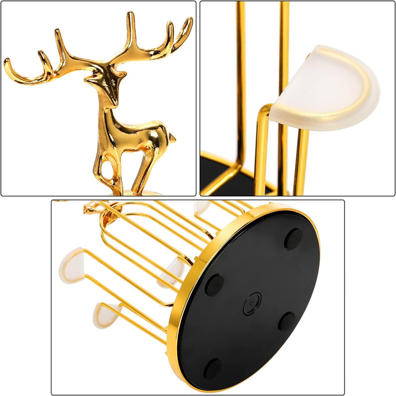 Rotating Bottle Drying Rack Glass Cup Holder Techmanistan