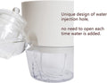 Indoor Plastic Self Watering Flower Pot With Cotton Rope & Container For Water My Store