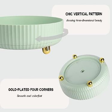 360 Degree Multipurpose Rotating Tray Organizer - Techmanistan in Pakistan