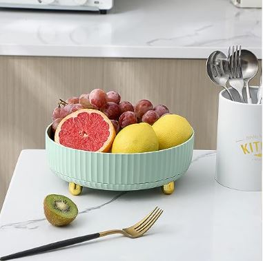 360 Degree Multipurpose Rotating Tray Organizer - Techmanistan in Pakistan