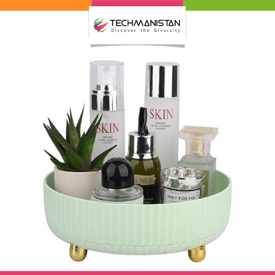 360 Degree Multipurpose Rotating Tray Organizer - Techmanistan in Pakistan