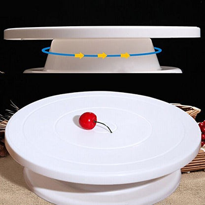 360 Rotating Cakes Decorating Turntable - Techmanistan in Pakistan