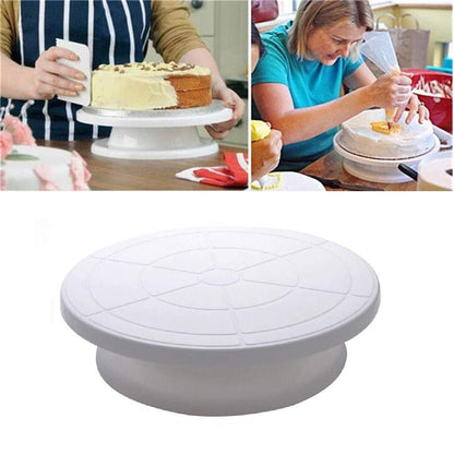 360 Rotating Cakes Decorating Turntable - Techmanistan in Pakistan