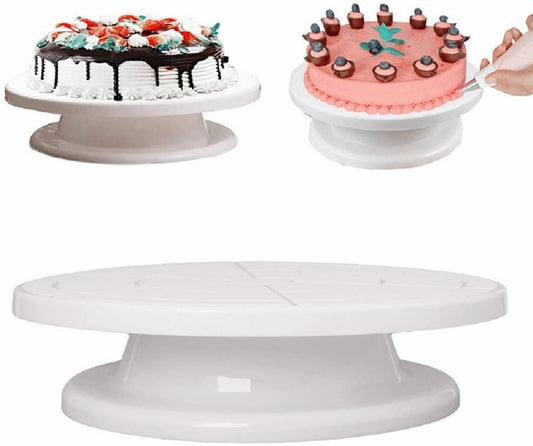 360 Rotating Cakes Decorating Turntable - Techmanistan in Pakistan
