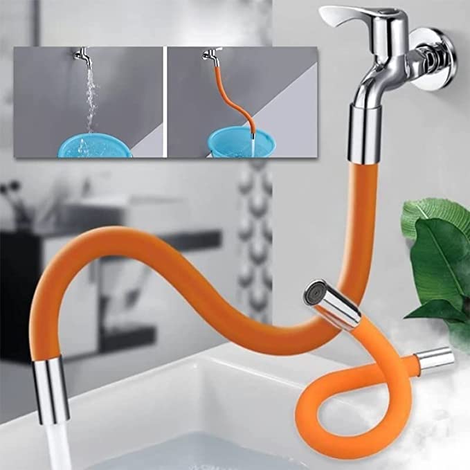 360° Flexible Extension Adjustable Faucet Sprayer - Techmanistan in Pakistan