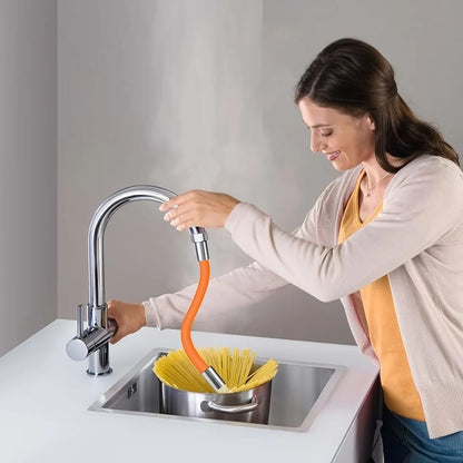 360° Flexible Extension Adjustable Faucet Sprayer - Techmanistan in Pakistan