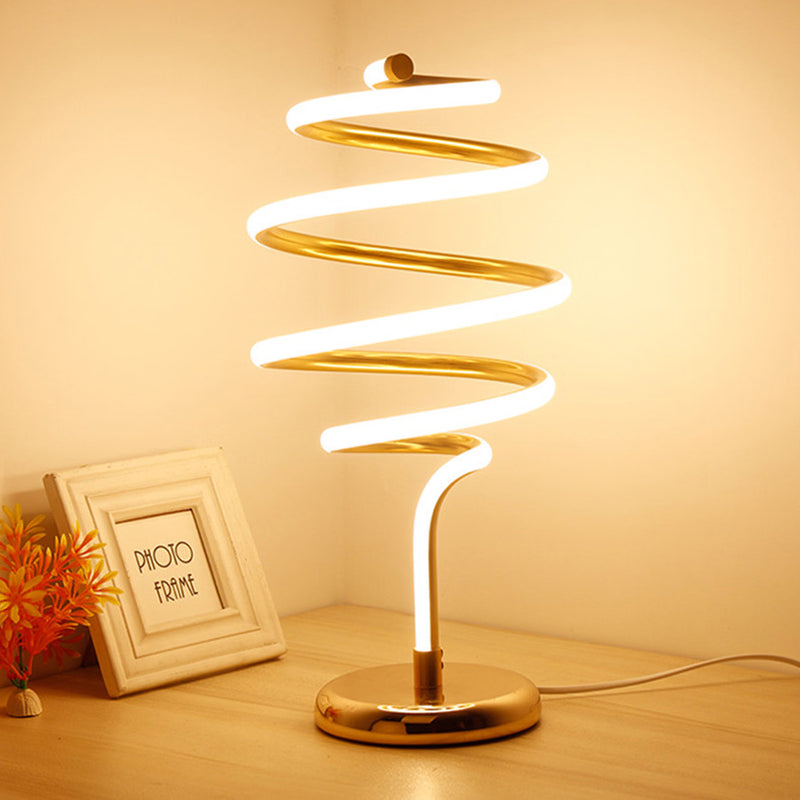 LED Spiral Table Lamp, Multi Mode Table Lamp