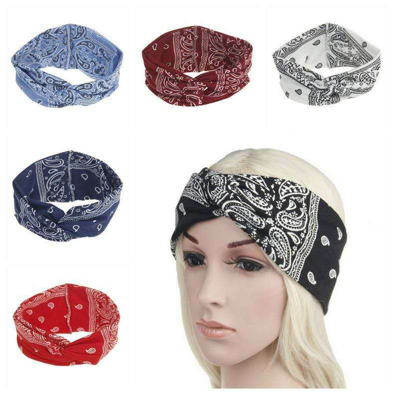 Pack of 6 - Printed Headband/Bandana, Bandana for Girls, Bandana for Men Head, Bandana for Boys - Techmanistan