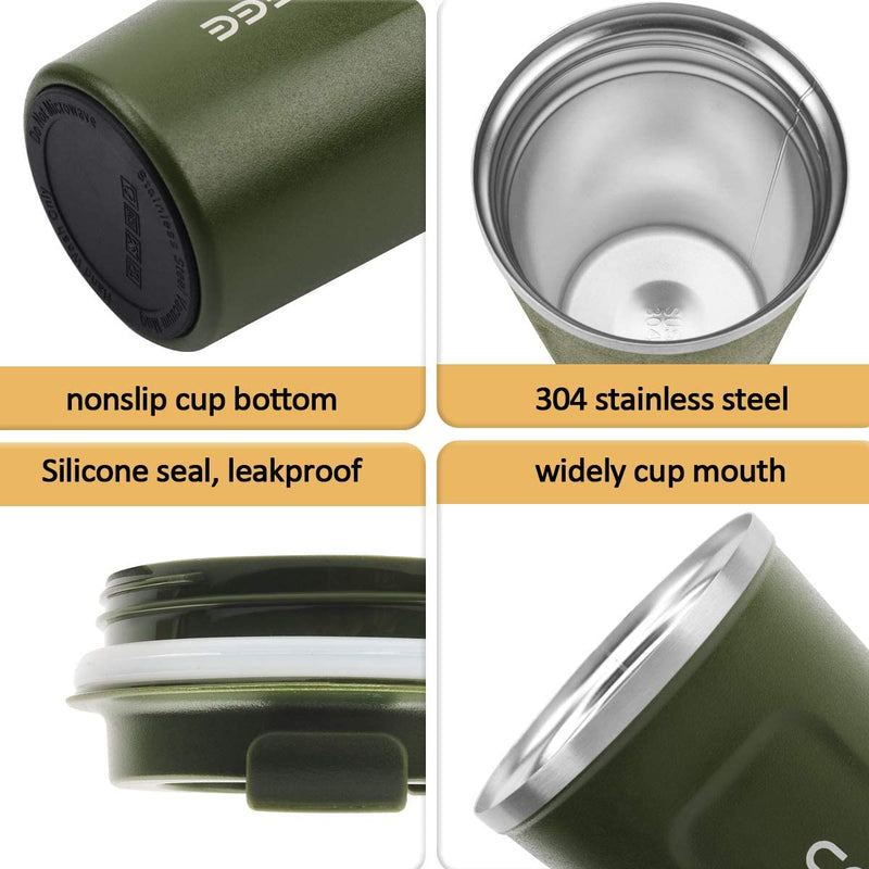 380ml Vacuum Insulated Coffee Tumbler Travel Mug - Techmanistan in Pakistan