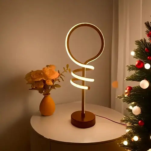LED Spiral Table Lamp, Multi Mode Table Lamp