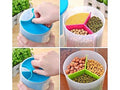 3 Compartment 3 in 1 Food Storage Jar Cereal Dispenser--Techmanistan-Techmanistan