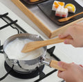 Hammer Pattern Japanese Saucepan with Wooden Handle | Cooking Pot