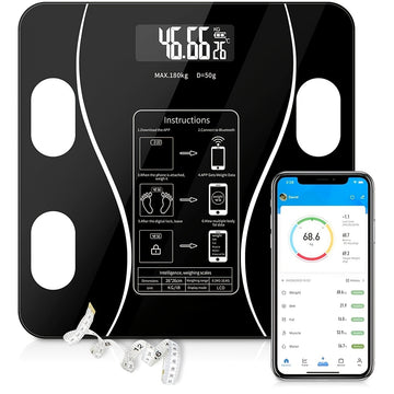 Bluetooth Smart Digital Electronic Weighing Scale - 180kg