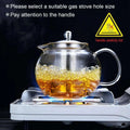 Borosilicate Glass Teapot Kettle