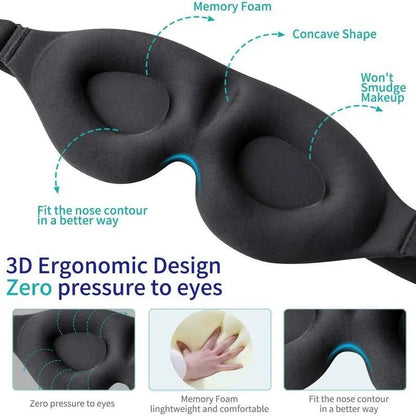 3D Contoured Cup Blindfold - Techmanistan in Pakistan