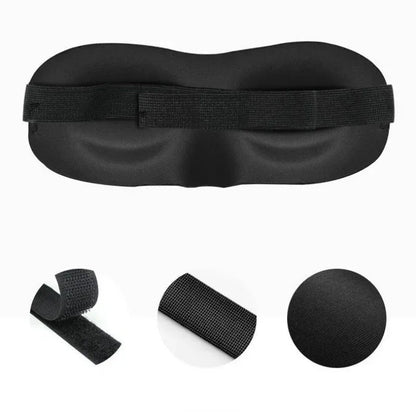 3D Soft Padded Blindfold Eye Sleep Mask - Techmanistan in Pakistan