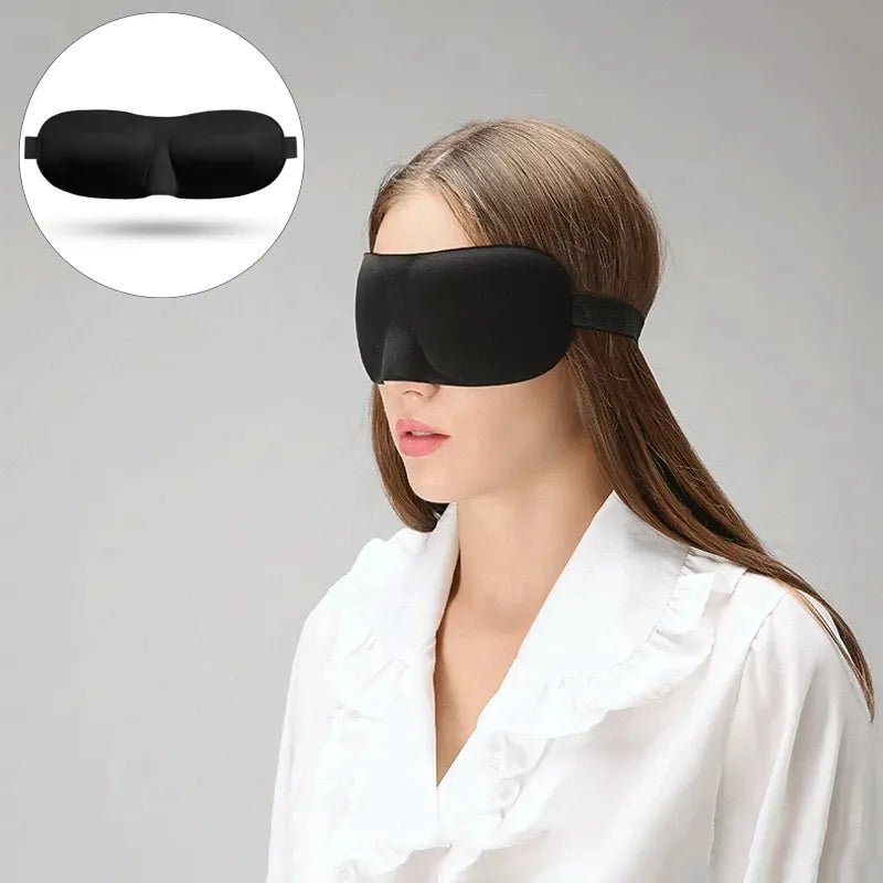 3D Soft Padded Blindfold Eye Sleep Mask - Techmanistan in Pakistan