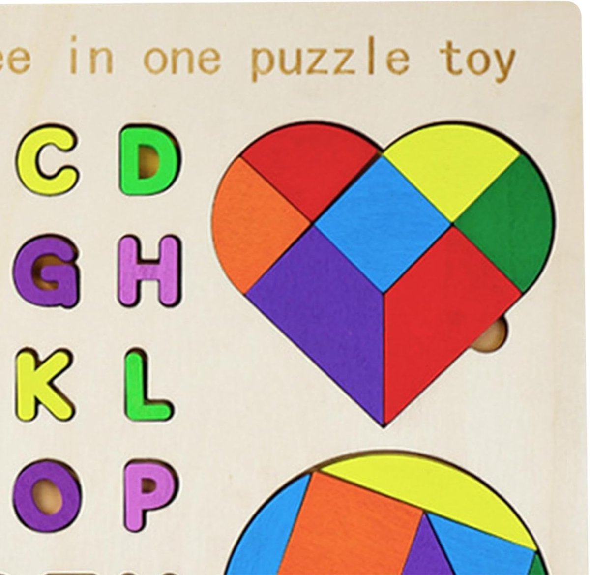 3in1 Wooden Puzzle Blocks Board - Techmanistan in Pakistan