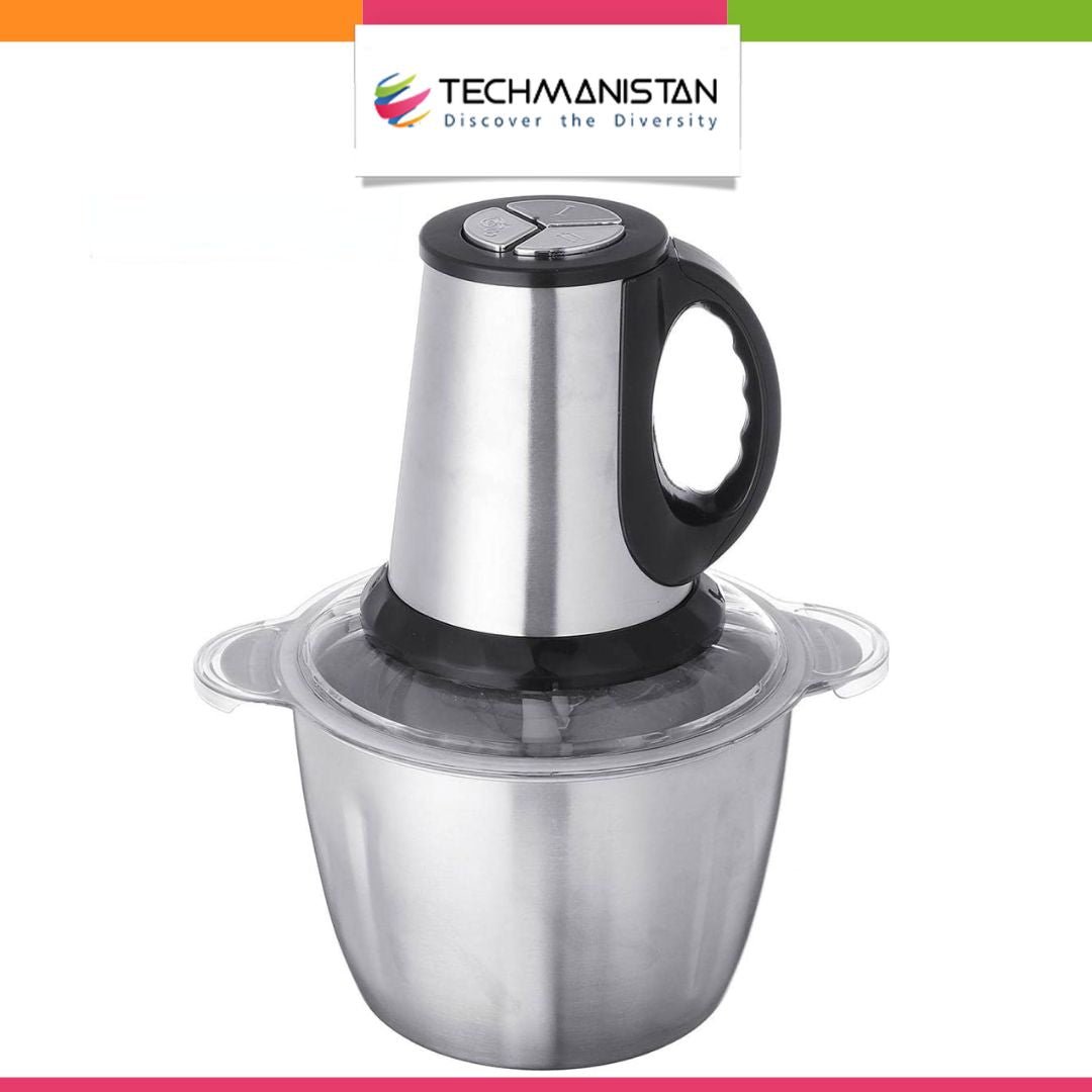 3L Electric Meat Grinder Food Processor with  Sharp Blades - Techmanistan in Pakistan