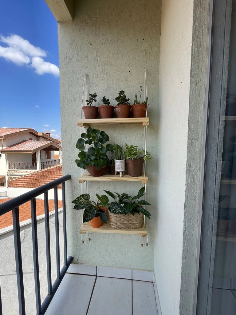 3Tier Hanging Planter Stand Pot Stand for Patio Living Room Balcony Garden Decor Plant Container Set - Techmanistan in Pakistan