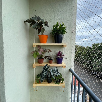 3Tier Hanging Planter Stand Pot Stand for Patio Living Room Balcony Garden Decor Plant Container Set - Techmanistan in Pakistan