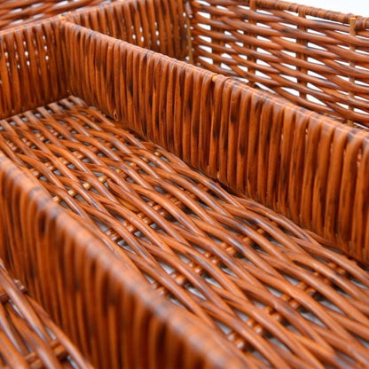 4 Compartment Rattan Spoon/Utensils Holder - Techmanistan in Pakistan