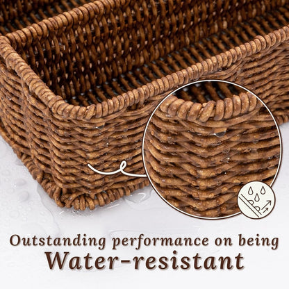 4 Compartment Rattan Spoon/Utensils Holder - Techmanistan in Pakistan