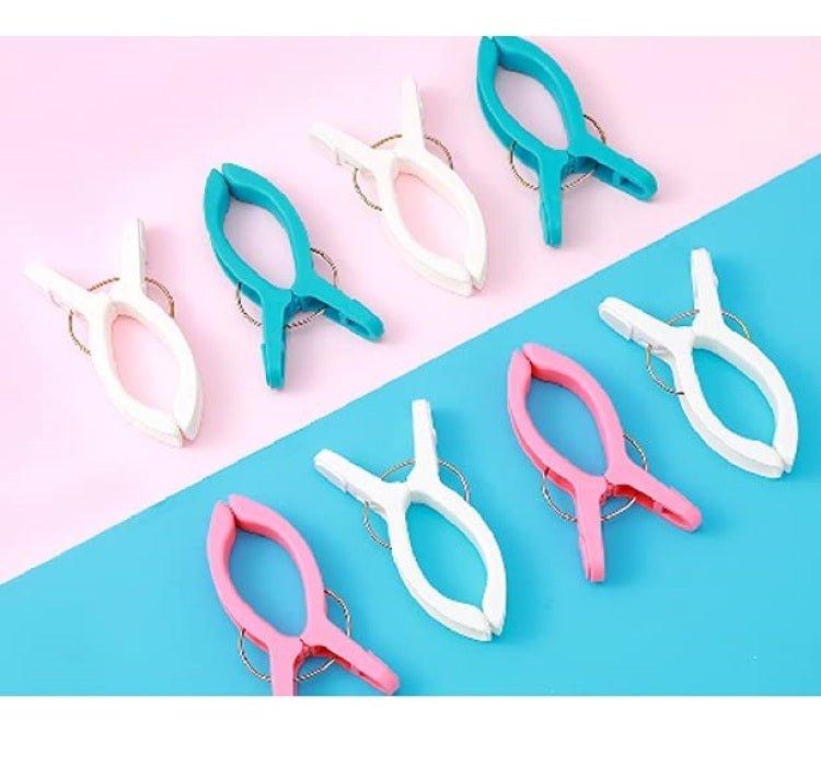 4 Pcs Plastic Big Clothes Pegs - Techmanistan in Pakistan