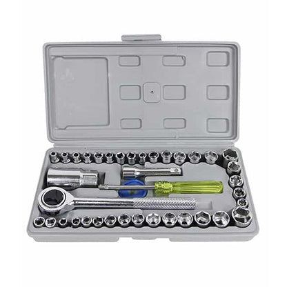 40 Pieces Combination Socket Wrench Set - Techmanistan in Pakistan