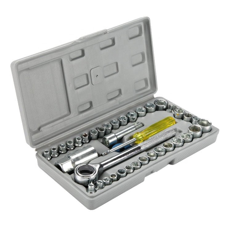 40 Pieces Combination Socket Wrench Set - Techmanistan in Pakistan