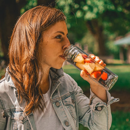 400ml Tea Infuser Double Wall Glass Tumbler Stanley - Techmanistan in Pakistan