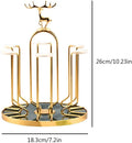 Rotating Bottle Drying Rack Glass Cup Holder Techmanistan