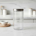 Clear Glass Storage Jar – Airtight Kitchen Jar