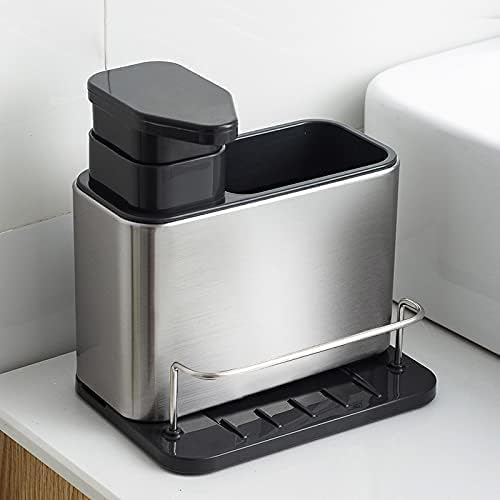 3in1 Soap Dispenser, Sponge Holder & Utensils Holder
