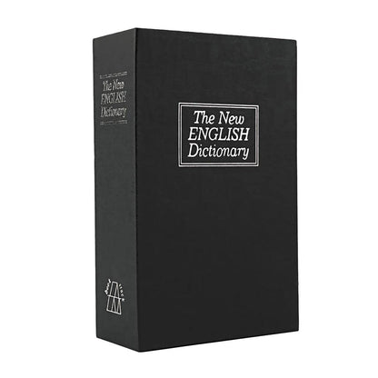 Dictionary Book Safe Storage Cash Money Jewelry Box Security Key Lock