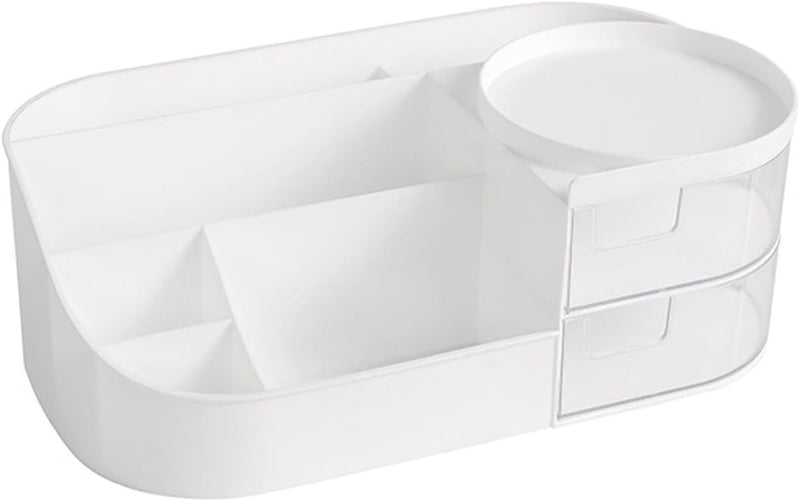 Multi-Compartment Makeup & Cosmetic Organiser with 2 Clear Drawers