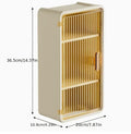 3 Layer Bathroom Storage Organizer with Transparent Window & Waterproof Lid