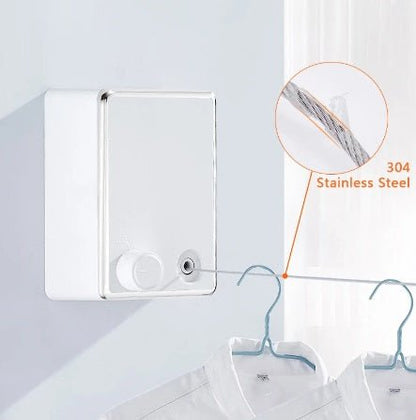 4.2 Meters Retractable Clothes Line Rope - Techmanistan in Pakistan