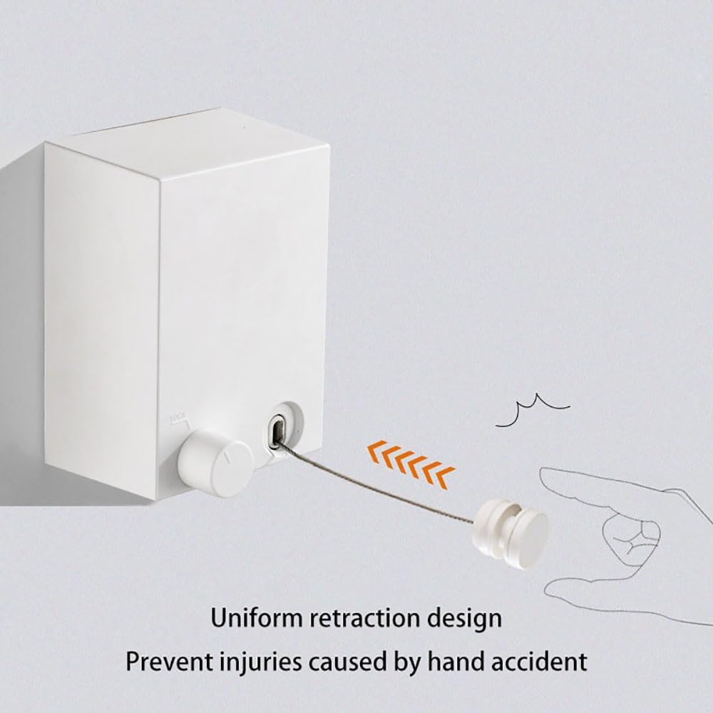 4.2 Meters Retractable Clothes Line Rope - Techmanistan in Pakistan