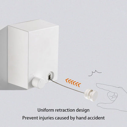 4.2 Meters Retractable Clothes Line Rope - Techmanistan in Pakistan