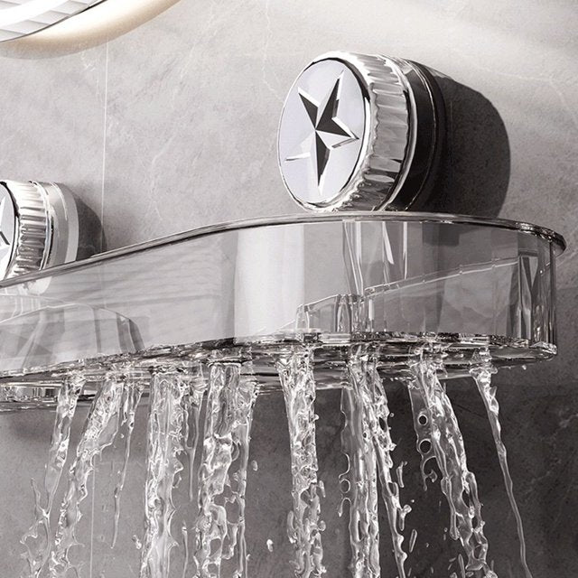 Wall Mounted Bathroom Shelf Sink Rack Soap Holder
