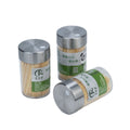 450 Bamboo Toothpicks with Refillable Dispenser - Techmanistan in Pakistan