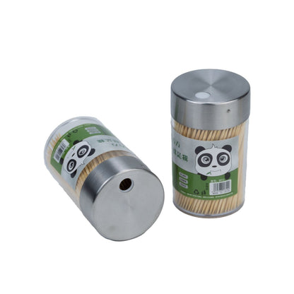 450 Bamboo Toothpicks with Refillable Dispenser - Techmanistan in Pakistan