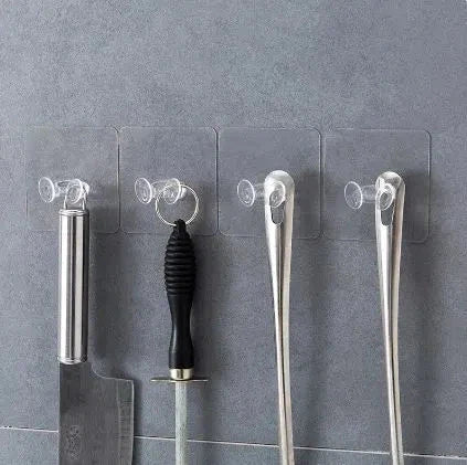 Pack of 20 - Strong Adhesive Hook Power Plug Socket Holder Techmanistan