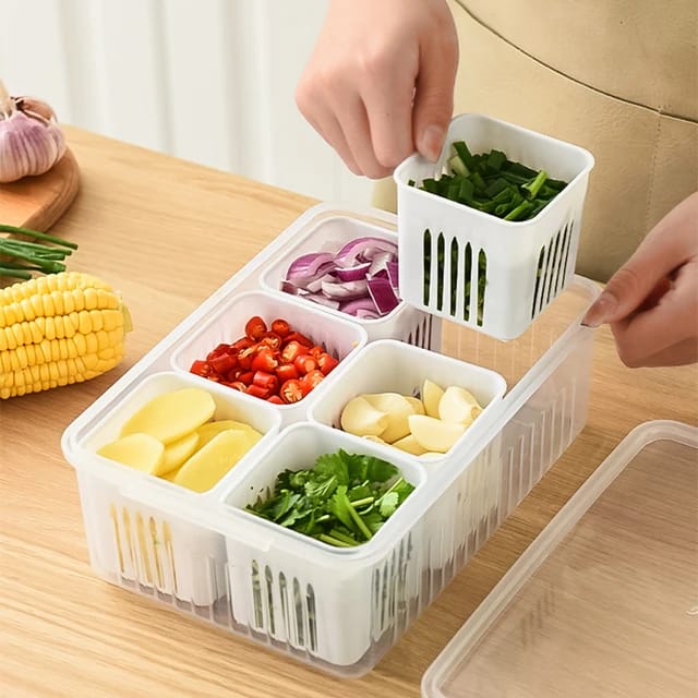 Modern Fridge Storage Boxes, Kitchen Organizer Techmanistan