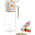 580ml 2in1 Oil Dispenser & Sprayer | Glass Oil Bottle